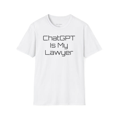 ChatGPT Is My Lawyer Unisex Softstyle T-Shirt (Big Text)